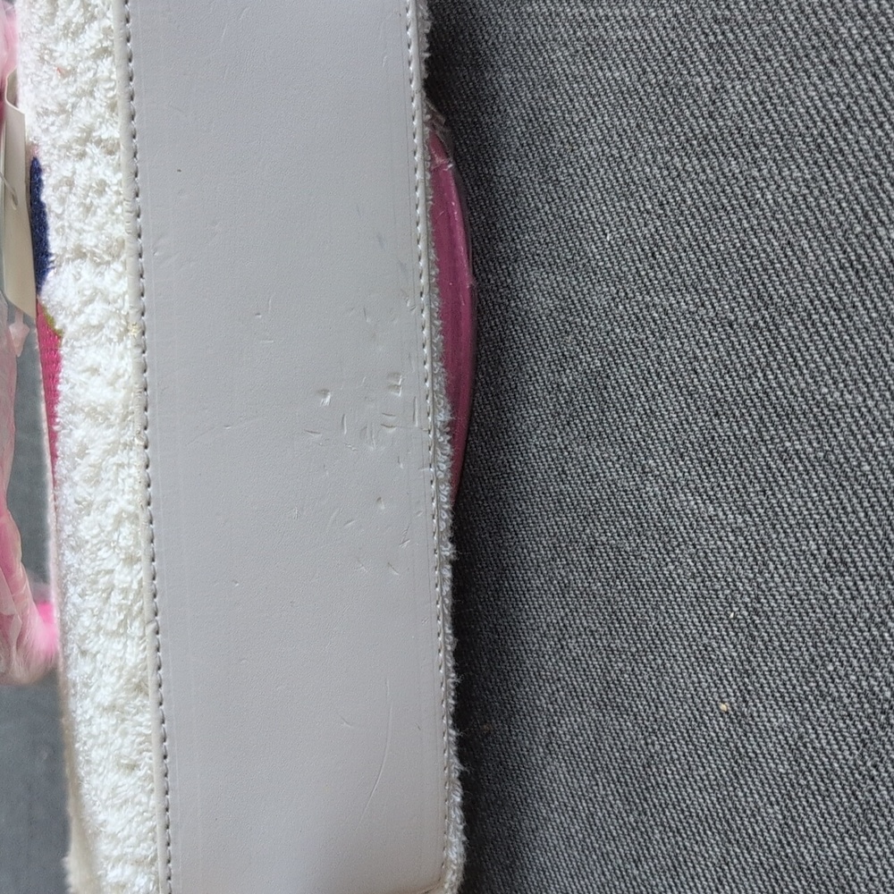 Stylish Pink and White Heart Tote Bag - Picture 6 of 6